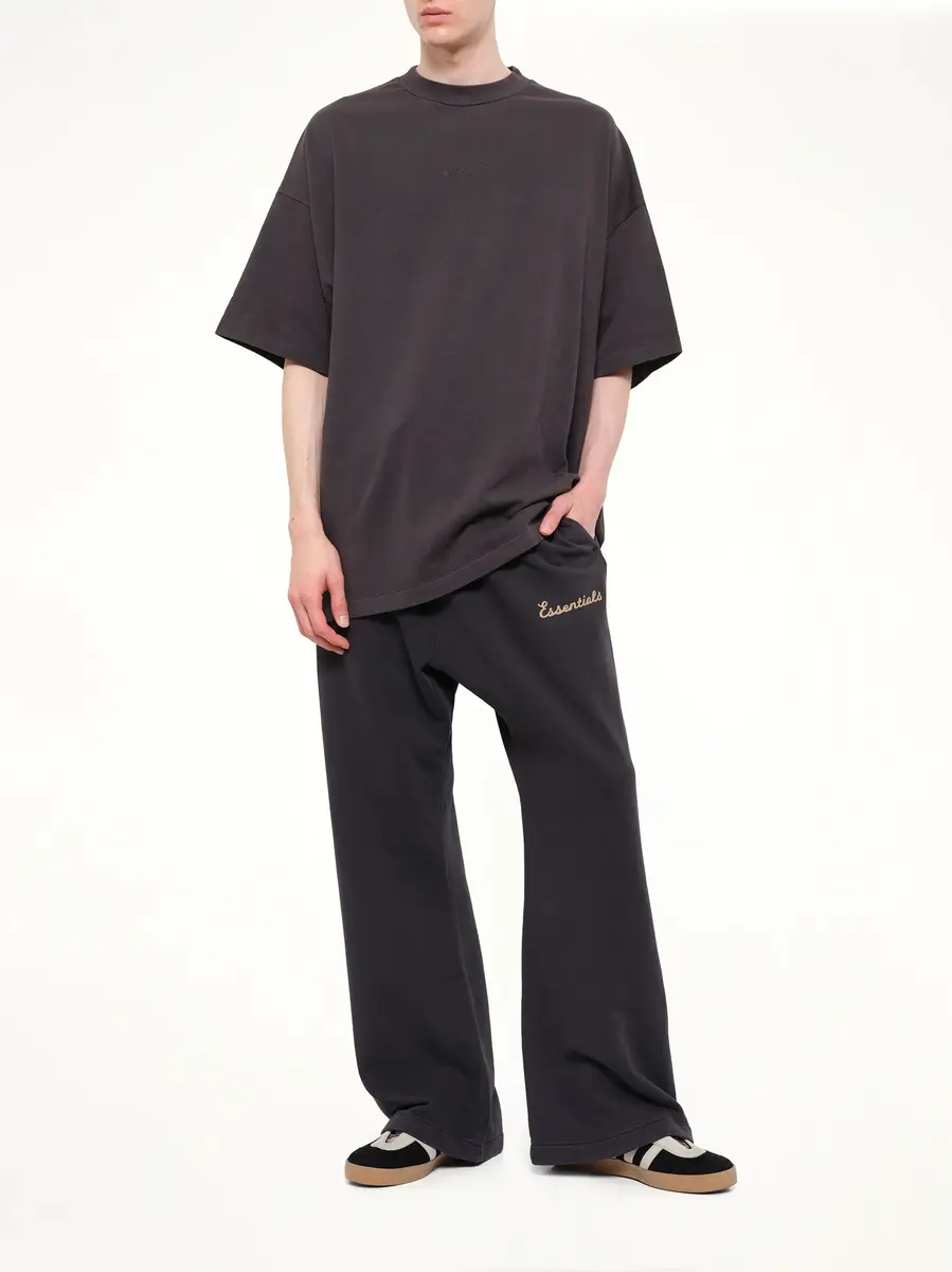 Fear of God Essentials Training Classic Fit Flare Sweatpant in Faded Black | Thumbnail 4 Fear of God Essentials Training Classic Fit Flare Sweatpant in Faded Black | Thumbnail 4