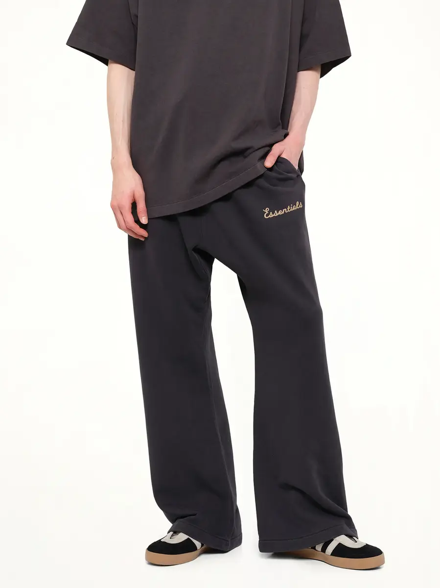 Fear of God Essentials Training Classic Fit Flare Sweatpant in Faded Black | Thumbnail 6 Fear of God Essentials Training Classic Fit Flare Sweatpant in Faded Black | Thumbnail 6