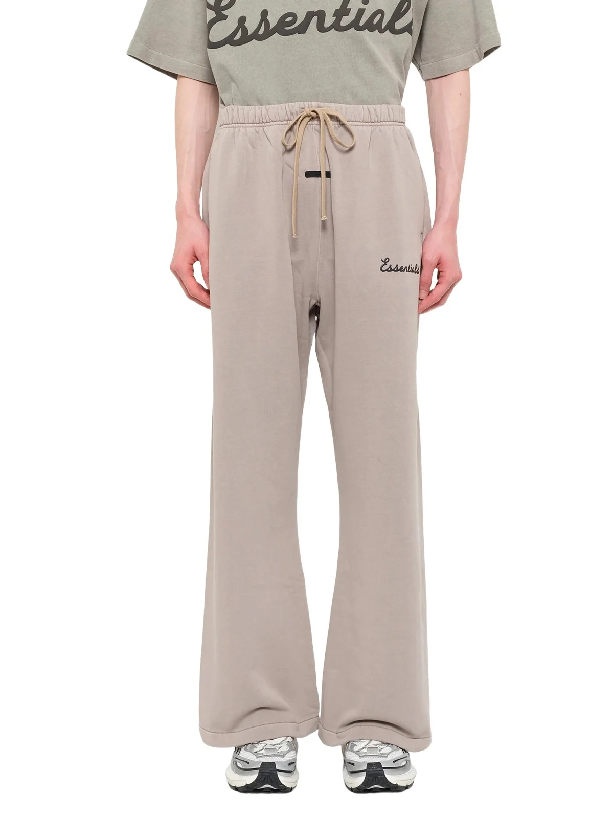 Fear of God Essentials Training Classic Fit Flare Sweatpant in Faded Seal