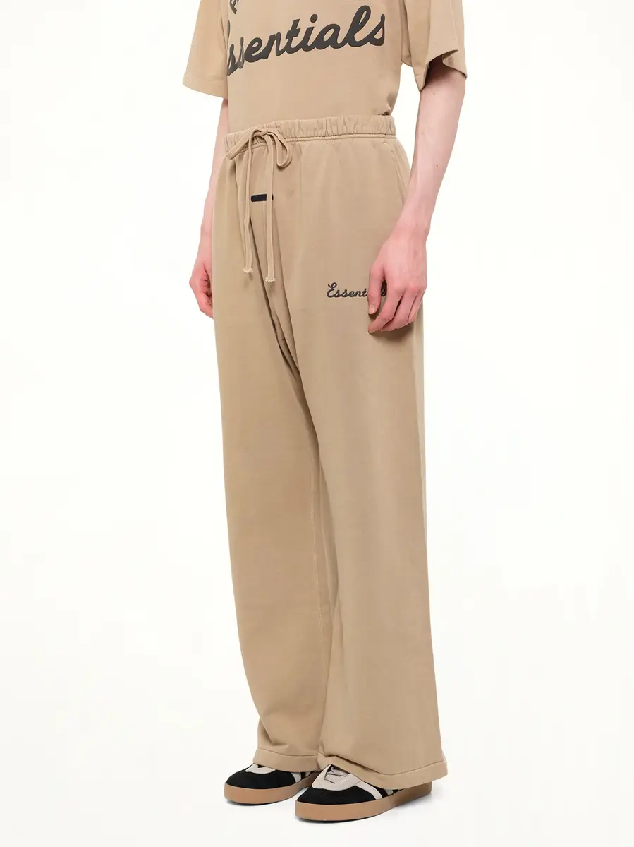 Fear of God Essentials Training Classic Fit Flare Sweatpant in Faded Dune | Thumbnail 3 Fear of God Essentials Training Classic Fit Flare Sweatpant in Faded Dune | Thumbnail 3