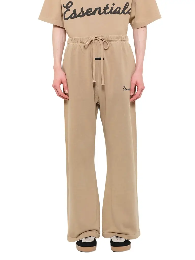 Fear of God Essentials Training Classic Fit Flare Sweatpant in Faded Dune