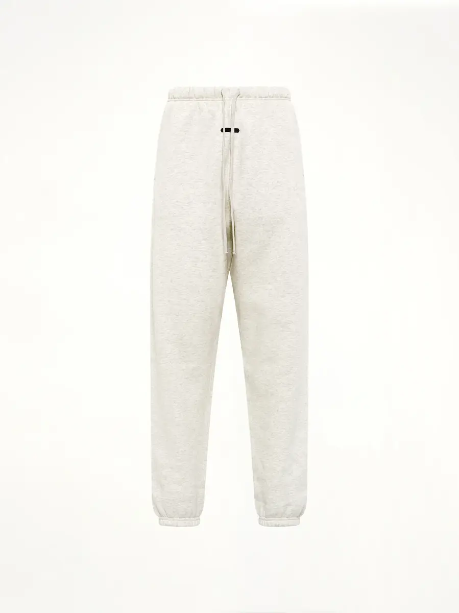 Fear of God Essentials Signature Classic Sweatpant in Oatmeal Heather | Thumbnail 2 Fear of God Essentials Signature Classic Sweatpant in Oatmeal Heather | Thumbnail 2