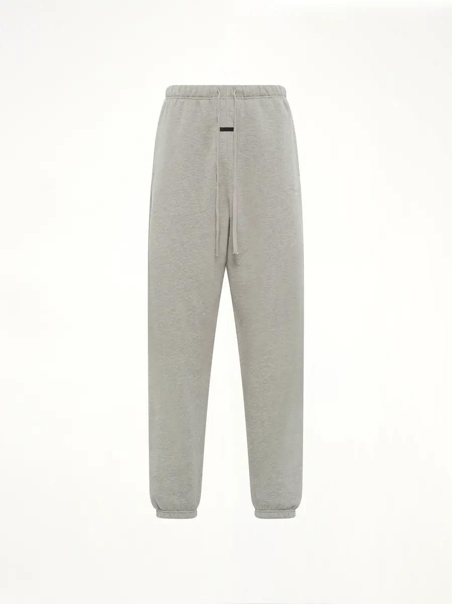 Fear of God Essentials Signature Classic Sweatpant in Concrete Heather | Thumbnail 2 Fear of God Essentials Signature Classic Sweatpant in Concrete Heather | Thumbnail 2