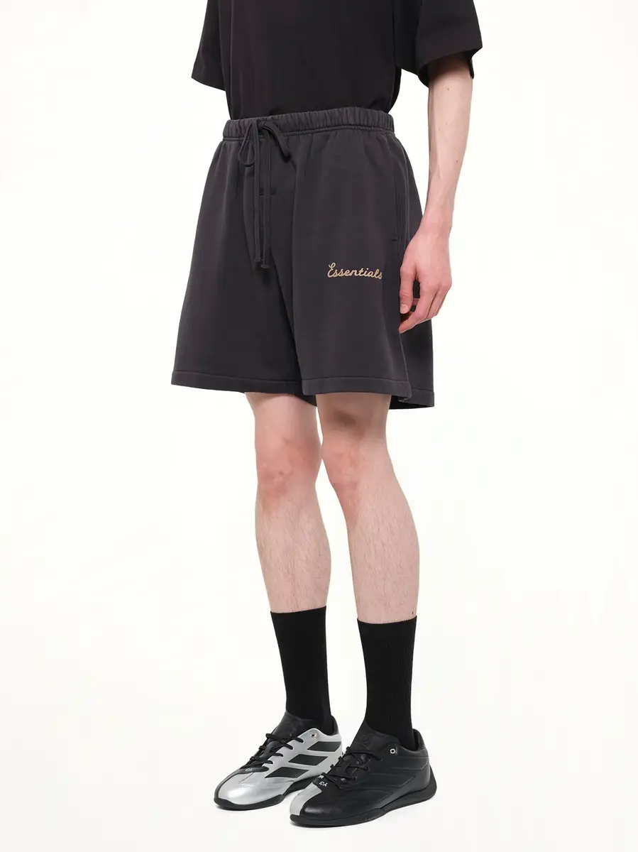 Fear of God Essentials Training Classic Fit Short in Faded Black | Thumbnail 3 Fear of God Essentials Training Classic Fit Short in Faded Black | Thumbnail 3