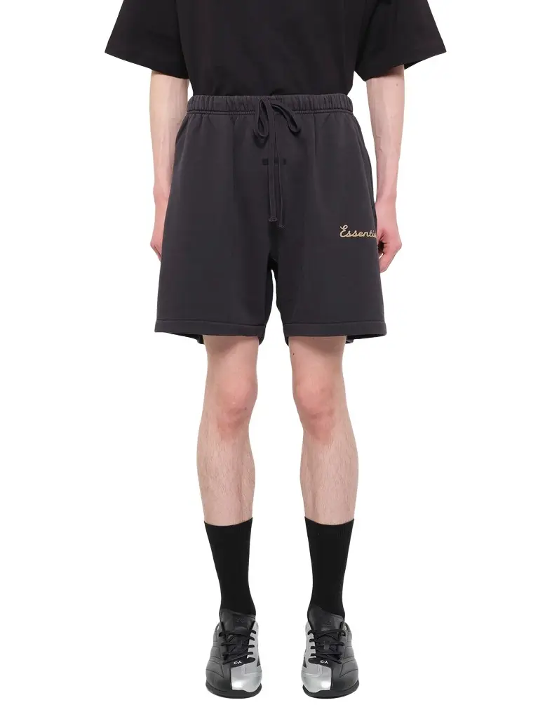 Fear of God Essentials Training Classic Fit Short in Faded Black