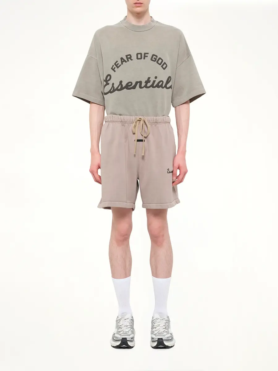 Fear of God Essentials Training Classic Fit Short in Faded Seal | Thumbnail 6 Fear of God Essentials Training Classic Fit Short in Faded Seal | Thumbnail 6