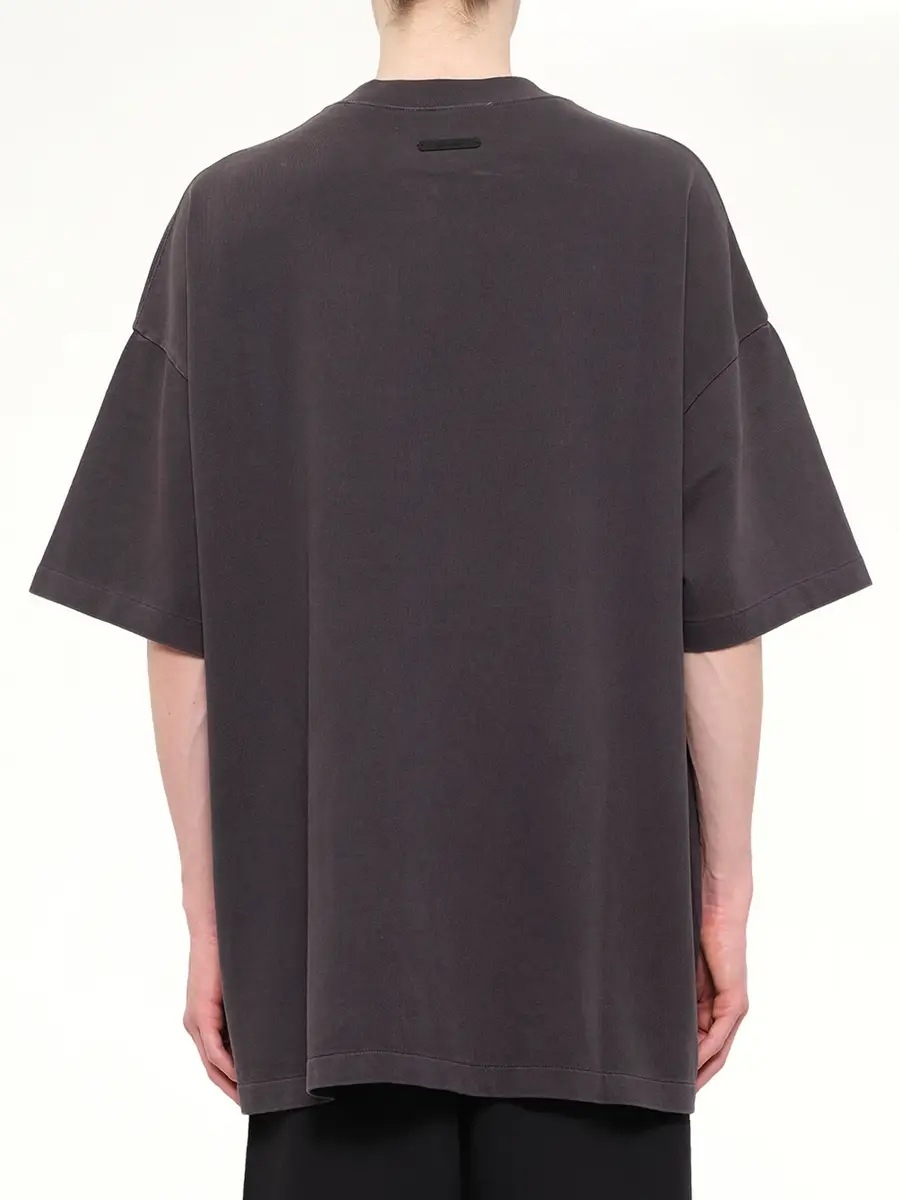 Fear of God Essentials Campus 90's Short Sleeve T-shirt in Faded Black | Thumbnail 5 Fear of God Essentials Campus 90's Short Sleeve T-shirt in Faded Black | Thumbnail 5