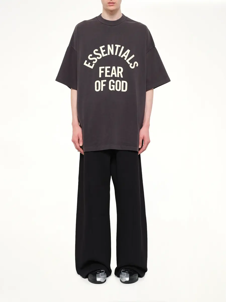 Fear of God Essentials Campus 90's Short Sleeve T-shirt in Faded Black | Thumbnail 7 Fear of God Essentials Campus 90's Short Sleeve T-shirt in Faded Black | Thumbnail 7