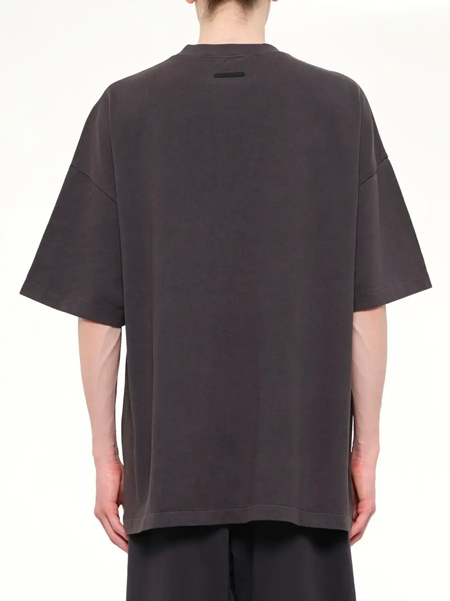 Fear of God Essentials Signature 90's Short Sleeve T-shirt in Faded Black | Thumbnail 5 Fear of God Essentials Signature 90's Short Sleeve T-shirt in Faded Black | Thumbnail 5
