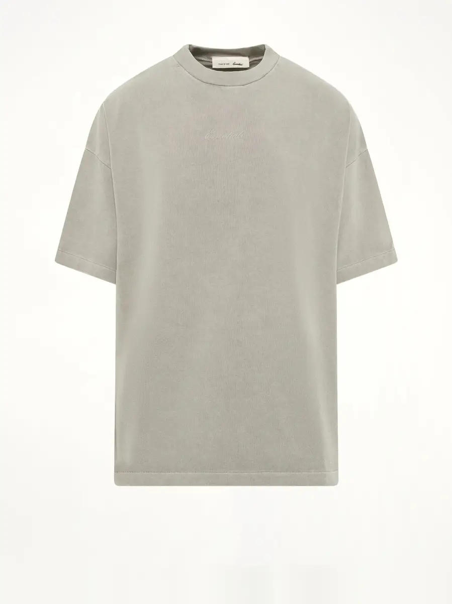 Fear of God Essentials Signature 90's Short Sleeve T-shirt in Faded Seal | Thumbnail 2 Fear of God Essentials Signature 90's Short Sleeve T-shirt in Faded Seal | Thumbnail 2