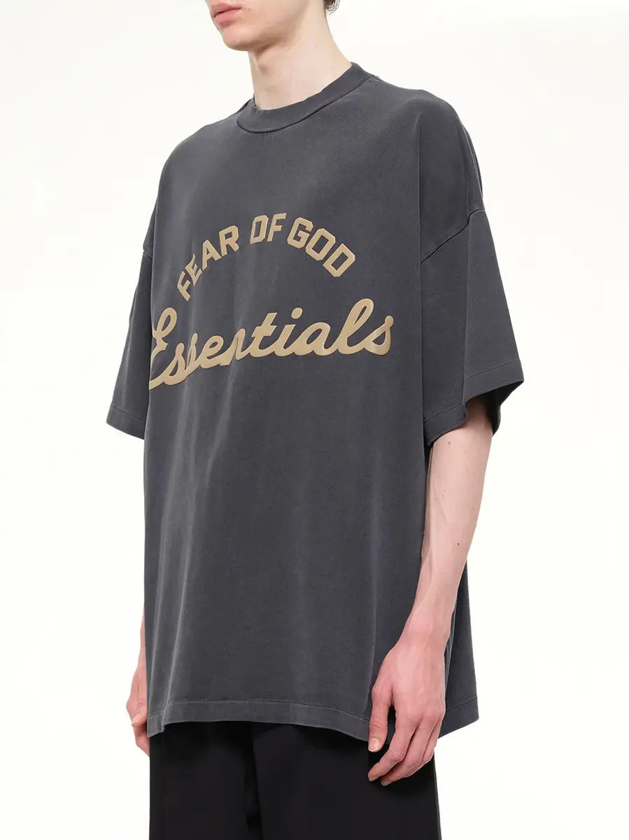 Fear of God Essentials Training 90's Short Sleeve T-shirt in Faded Iron Grey | Thumbnail 3 Fear of God Essentials Training 90's Short Sleeve T-shirt in Faded Iron Grey | Thumbnail 3