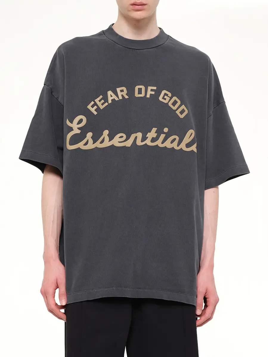 Fear of God Essentials Training 90's Short Sleeve T-shirt in Faded Iron Grey | Thumbnail 6 Fear of God Essentials Training 90's Short Sleeve T-shirt in Faded Iron Grey | Thumbnail 6