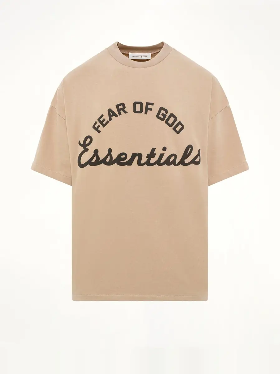 Fear of God Essentials Training 90's Short Sleeve T-shirt in Faded Dune | Thumbnail 2 Fear of God Essentials Training 90's Short Sleeve T-shirt in Faded Dune | Thumbnail 2