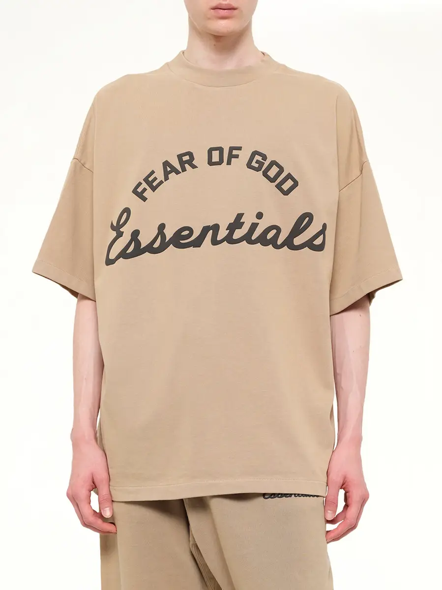 Fear of God Essentials Training 90's Short Sleeve T-shirt in Faded Dune | Thumbnail 6 Fear of God Essentials Training 90's Short Sleeve T-shirt in Faded Dune | Thumbnail 6