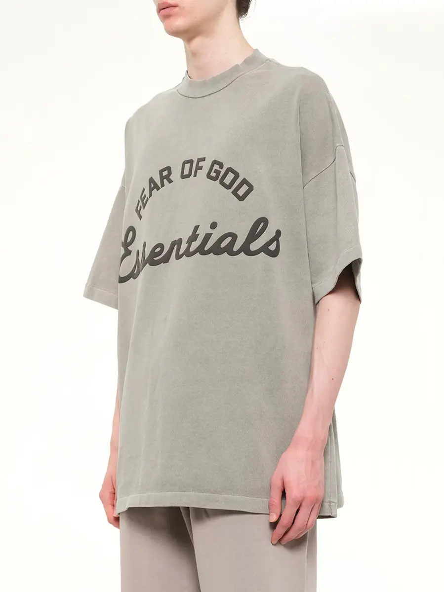 Fear of God Essentials Training 90's Short Sleeve T-shirt in Faded Seal | Thumbnail 3 Fear of God Essentials Training 90's Short Sleeve T-shirt in Faded Seal | Thumbnail 3