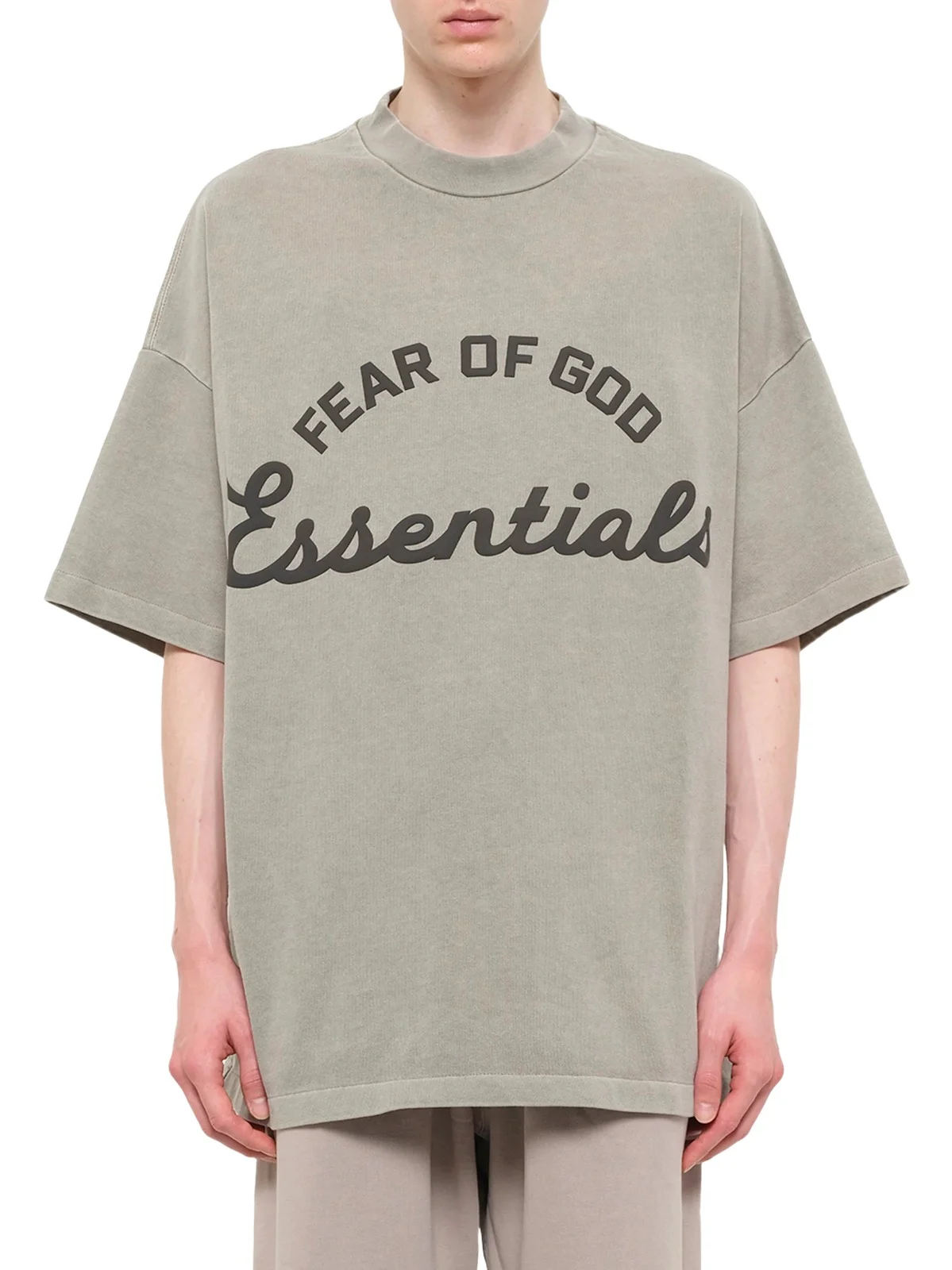 Fear of God Essentials Training 90's Short Sleeve T-shirt in Faded Seal