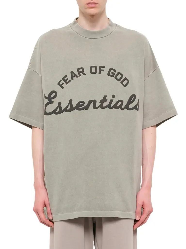 Fear of God Essentials Training 90's Short Sleeve T-shirt in Faded Seal