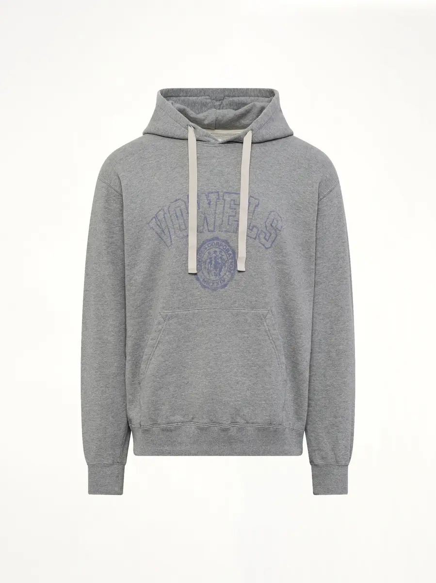 vowels Faded Collegiate Hoodie in Grey Heather | Thumbnail 2 vowels Faded Collegiate Hoodie in Grey Heather | Thumbnail 2