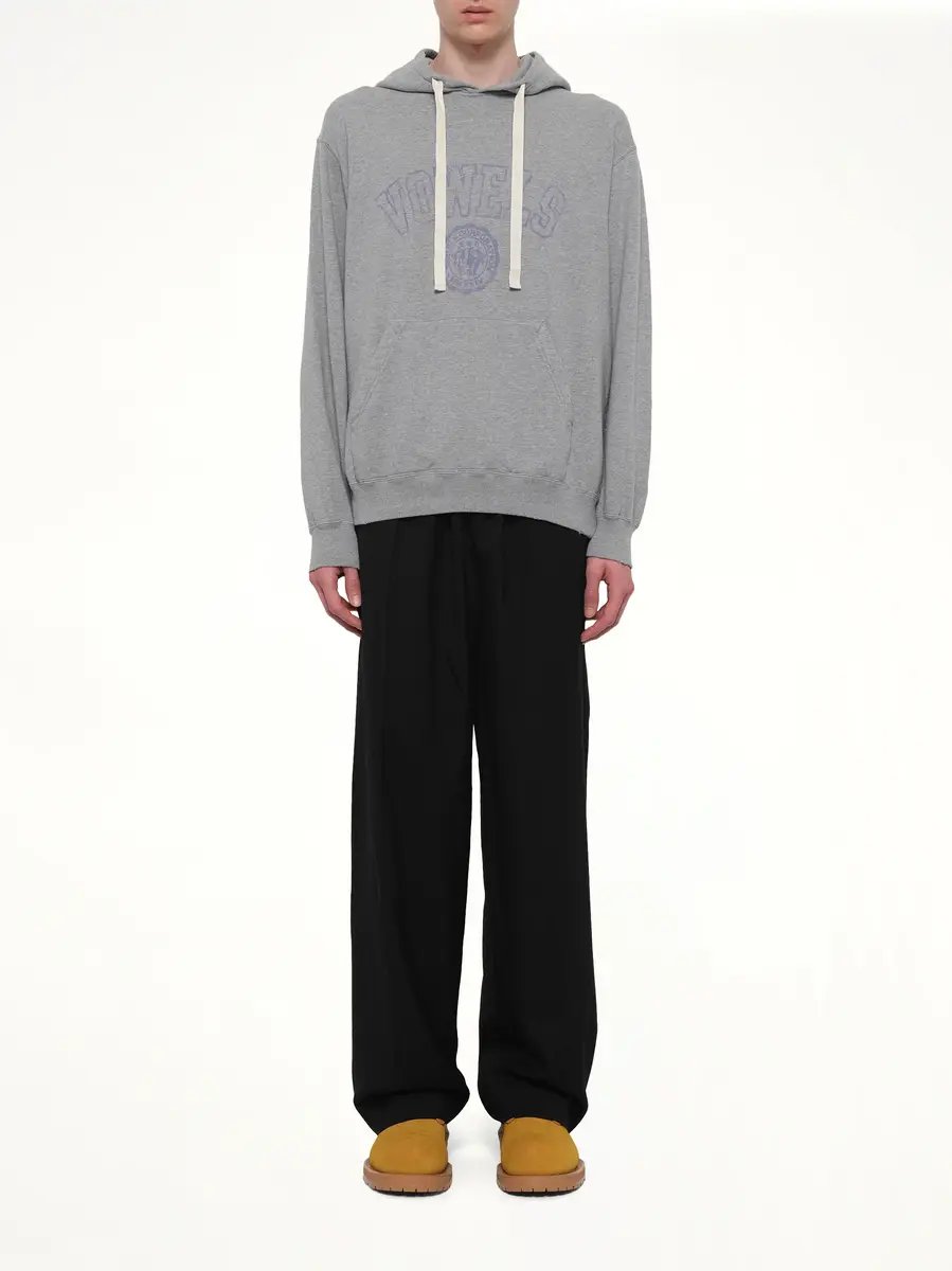 vowels Faded Collegiate Hoodie in Grey Heather | Thumbnail 7 vowels Faded Collegiate Hoodie in Grey Heather | Thumbnail 7