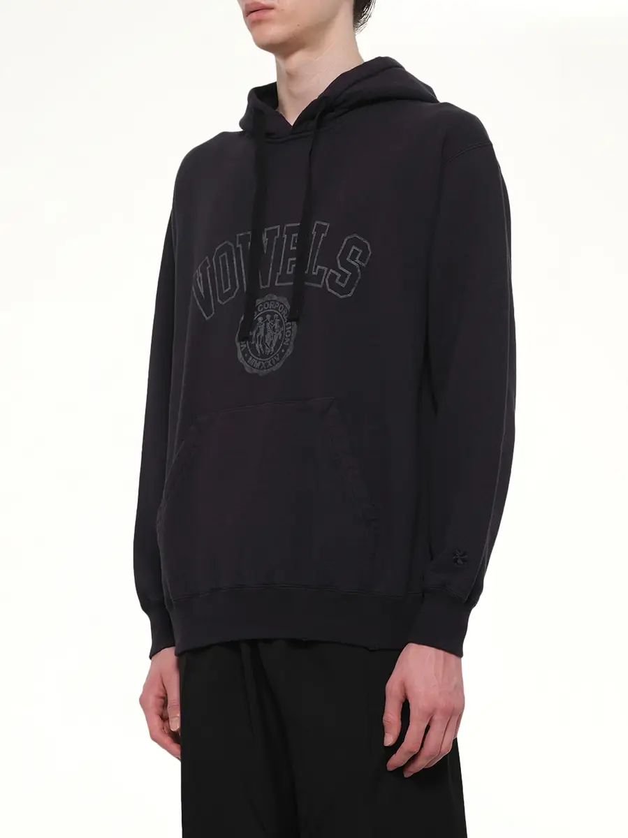 vowels Faded Collegiate Hoodie | Thumbnail 3 vowels Faded Collegiate Hoodie | Thumbnail 3