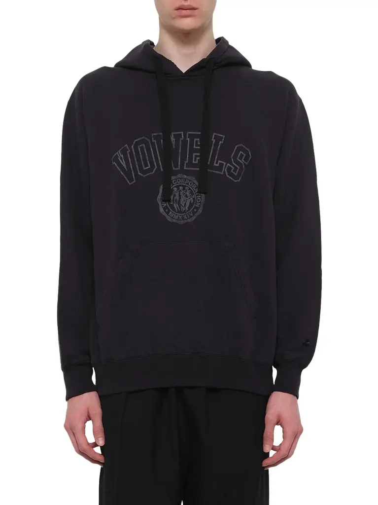 vowels Faded Collegiate Hoodie