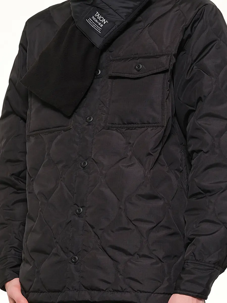 TAION Military Reversible Down Scarf | Thumbnail 5 TAION Military Reversible Down Scarf | Thumbnail 5