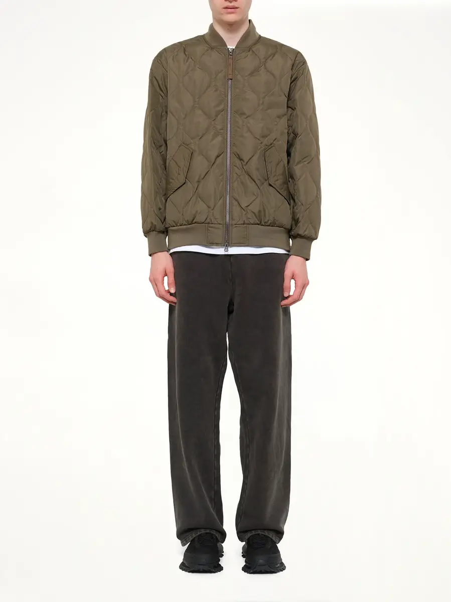 TAION Military Ma-1 Type Down Jacket in Dark Olive | Thumbnail 7