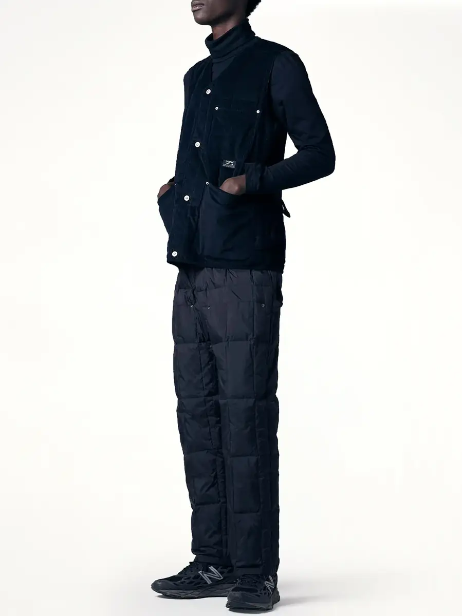 TAION Work V Neck Button Down Vest | Thumbnail 5 TAION Work V Neck Button Down Vest | Thumbnail 5
