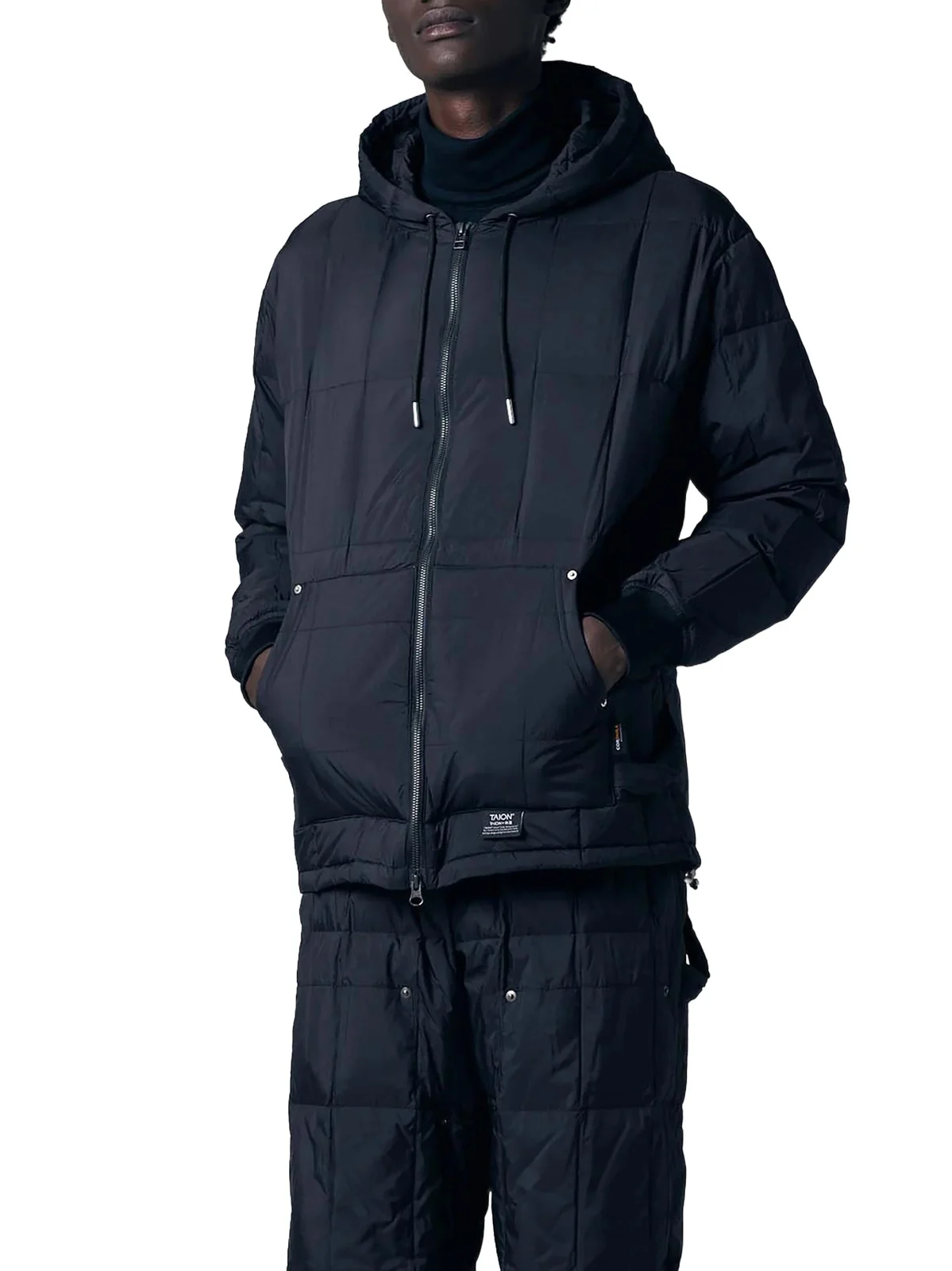TAION Work Zip Hood Down Jacket