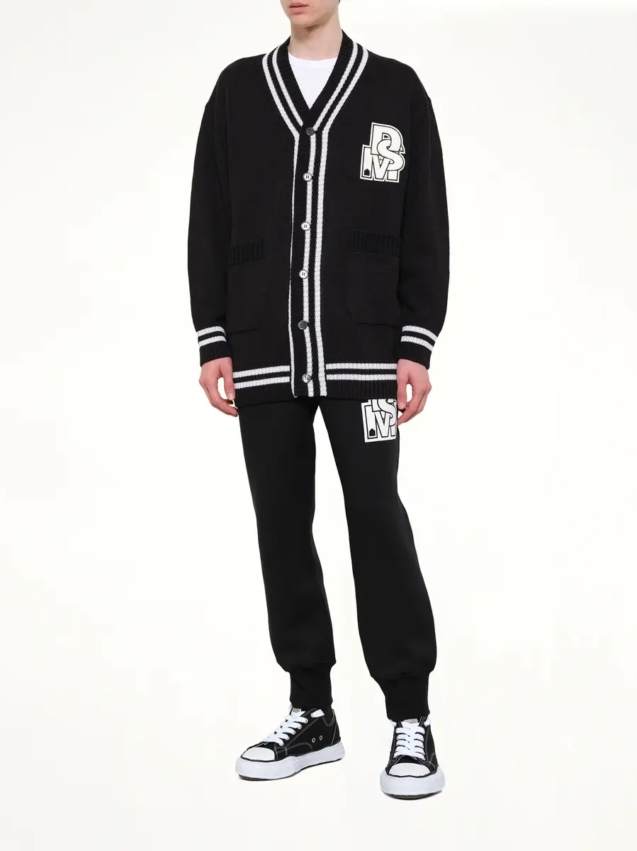 DSM KEI NINOMIYA Oversized Cardigan With Patch | Thumbnail 4