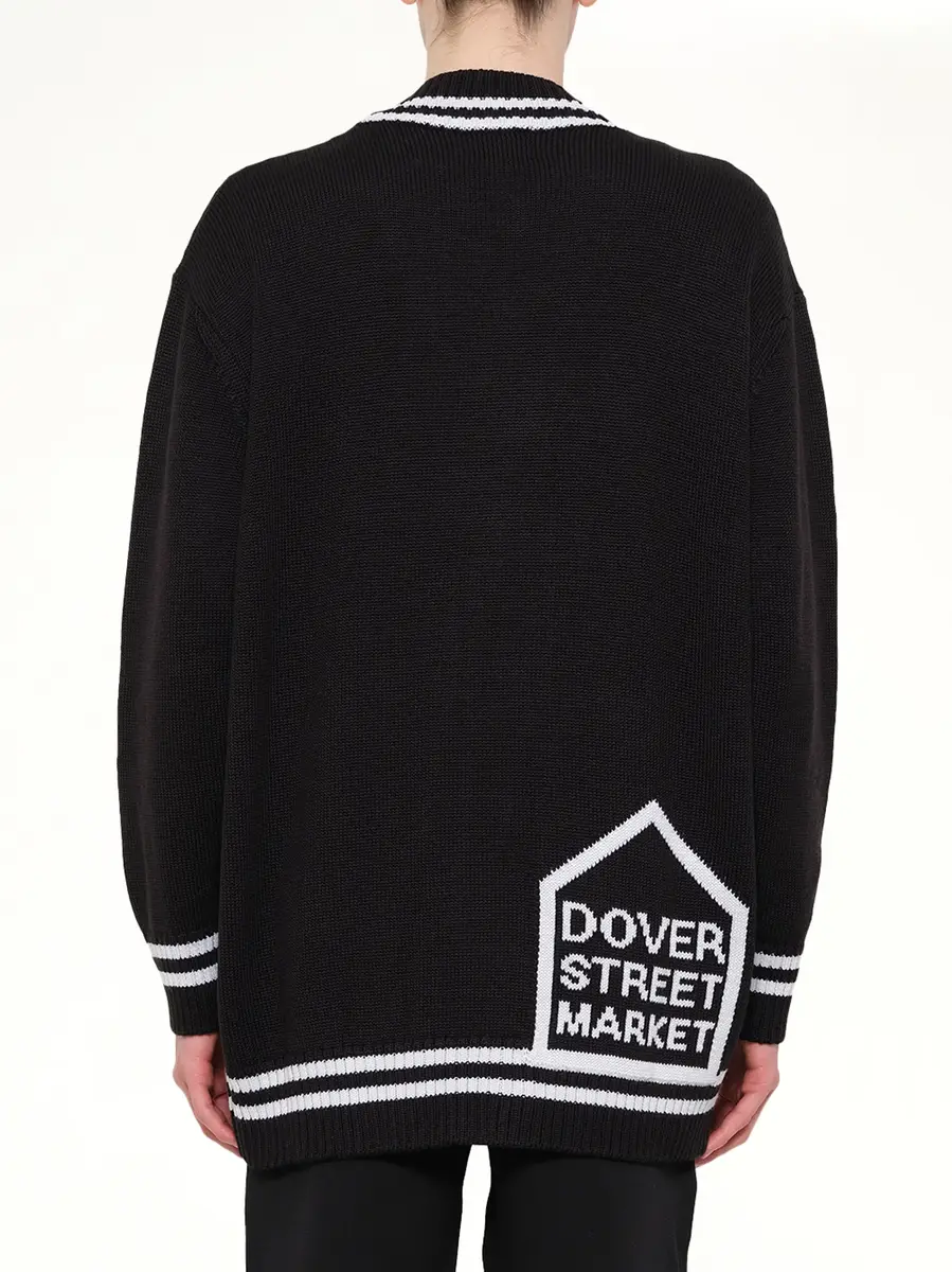 DSM KEI NINOMIYA Oversized Cardigan With Patch | Thumbnail 5