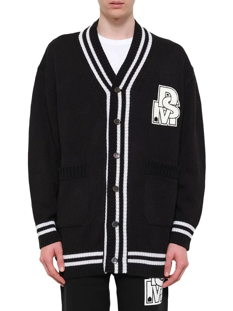 DSM KEI NINOMIYA Oversized Cardigan With Patch