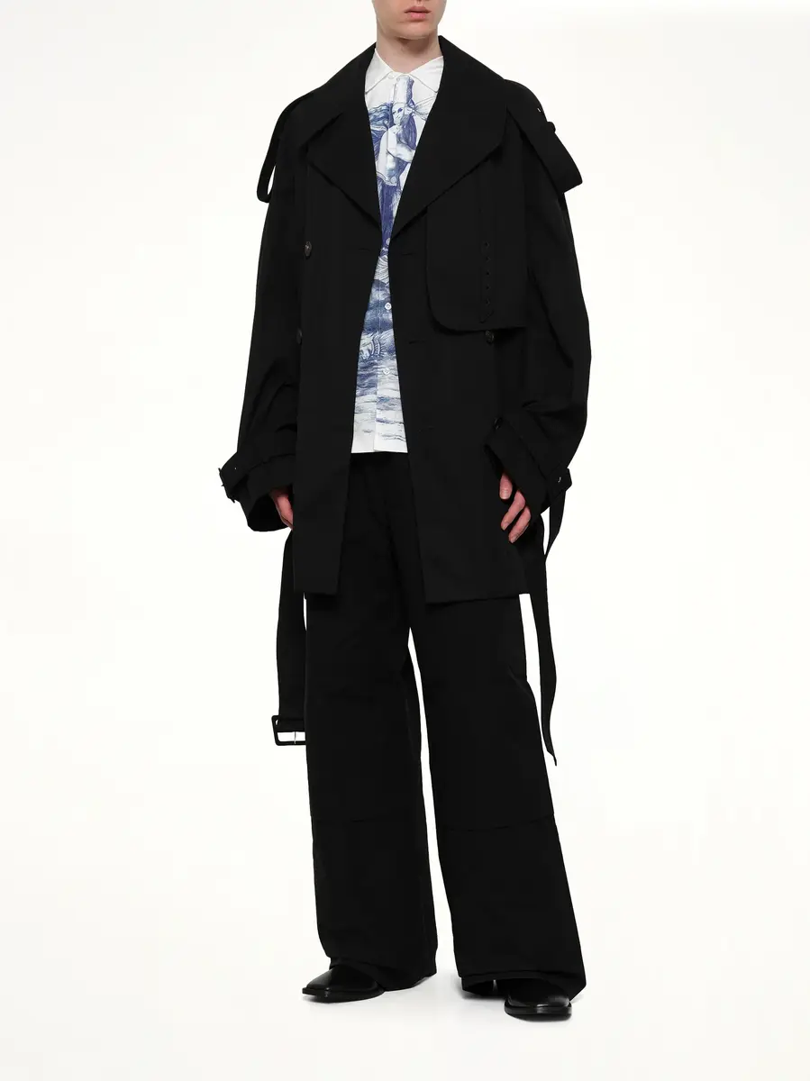 Egonlab Unlined Technical Trench Coat in Bogart | Thumbnail 4 Egonlab Unlined Technical Trench Coat in Bogart | Thumbnail 4