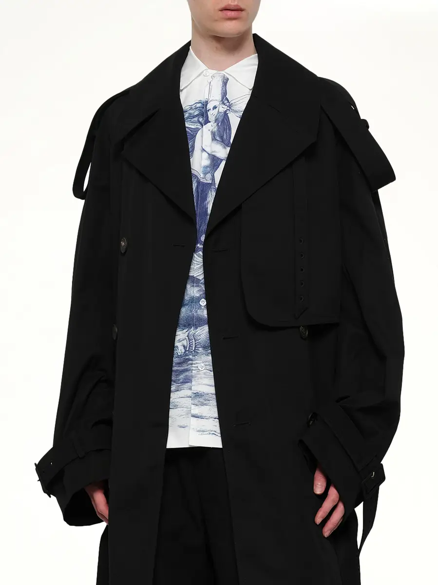 Egonlab Unlined Technical Trench Coat in Bogart | Thumbnail 6 Egonlab Unlined Technical Trench Coat in Bogart | Thumbnail 6