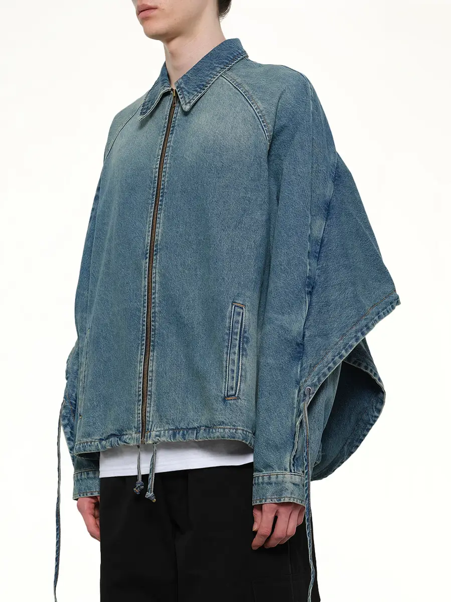 Egonlab Convertible Hooded Denim Jacket | Thumbnail 3
