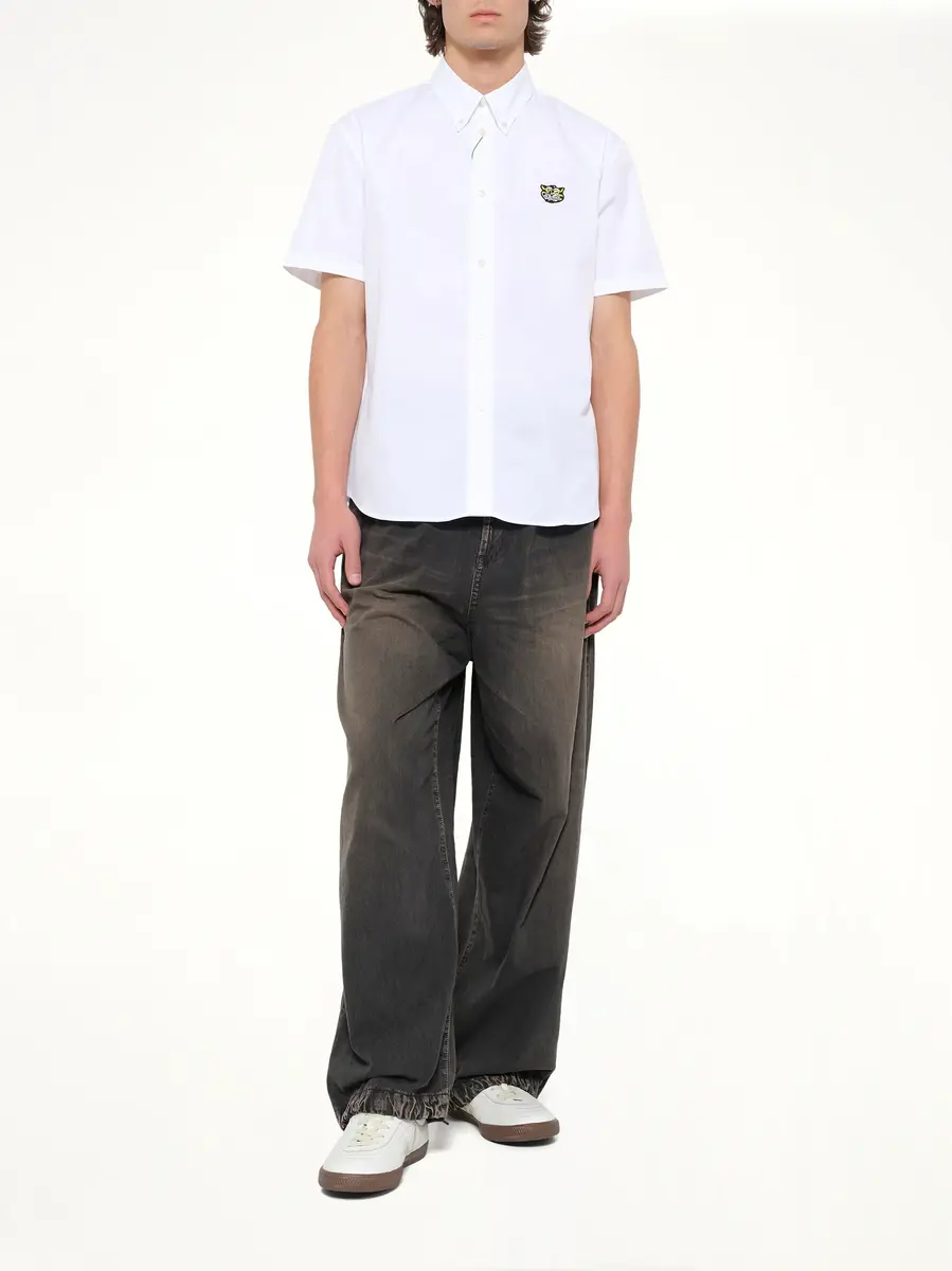KENZO Kenzo Wild Tiger Crest Short Sleeve Shirt | Thumbnail 4