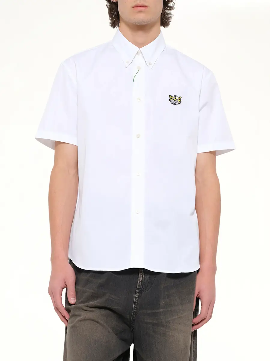 KENZO Kenzo Wild Tiger Crest Short Sleeve Shirt | Thumbnail 6