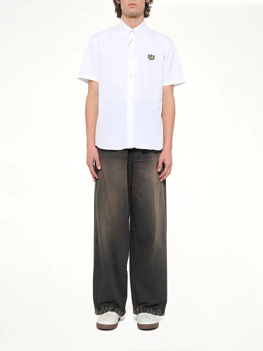 KENZO Kenzo Wild Tiger Crest Short Sleeve Shirt | Thumbnail 7