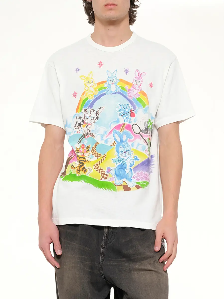 KENZO Kenzo Cartoon Classic T-shirt in Off White | Thumbnail 6 KENZO Kenzo Cartoon Classic T-shirt in Off White | Thumbnail 6