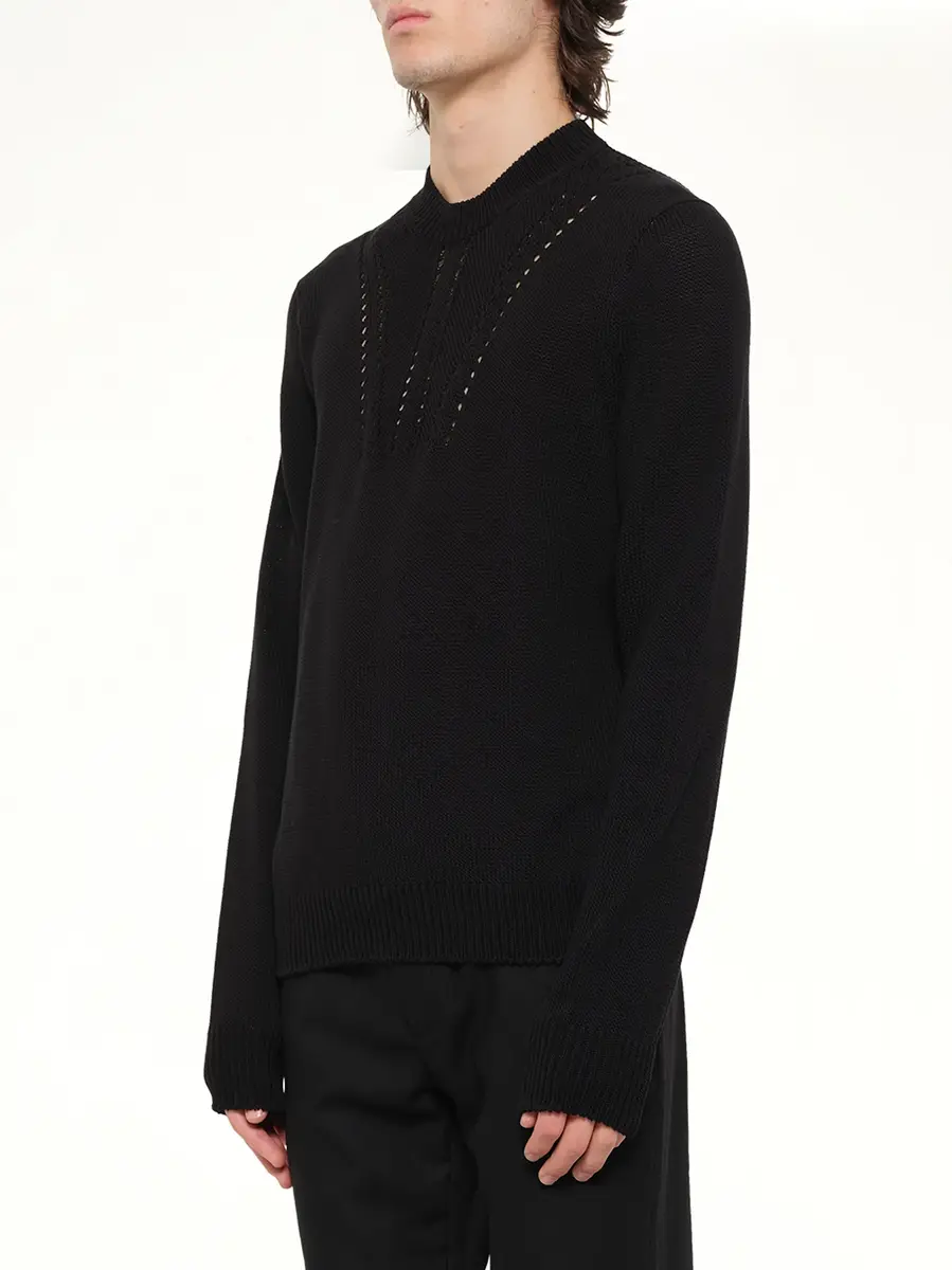 Jil Sander Midweight Crewneck Sweater | Thumbnail 3 Jil Sander Midweight Crewneck Sweater | Thumbnail 3