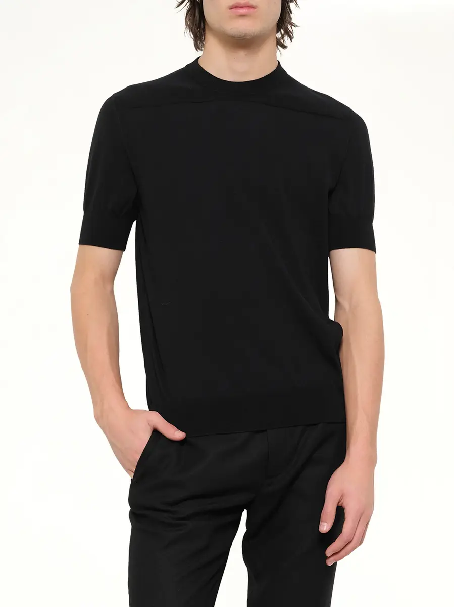 Jil Sander Fine Merino Knit T-shirt | Thumbnail 6 Jil Sander Fine Merino Knit T-shirt | Thumbnail 6