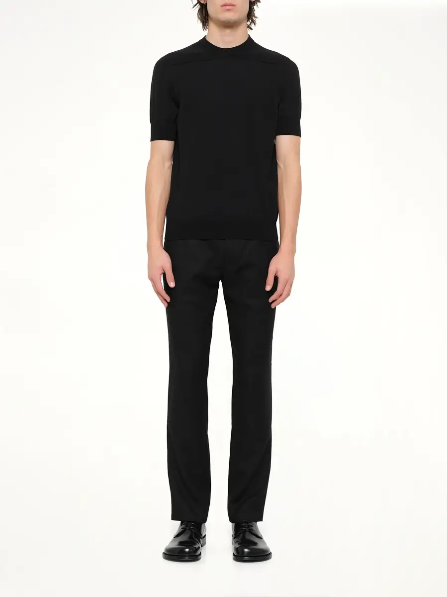 Jil Sander Fine Merino Knit T-shirt | Thumbnail 7 Jil Sander Fine Merino Knit T-shirt | Thumbnail 7