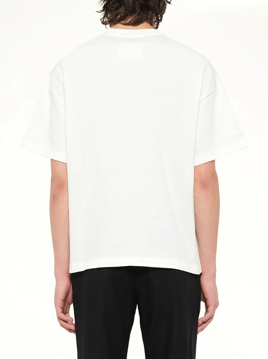 Jil Sander Crewneck Logo T-shirt in Porcelain | Thumbnail 5 Jil Sander Crewneck Logo T-shirt in Porcelain | Thumbnail 5