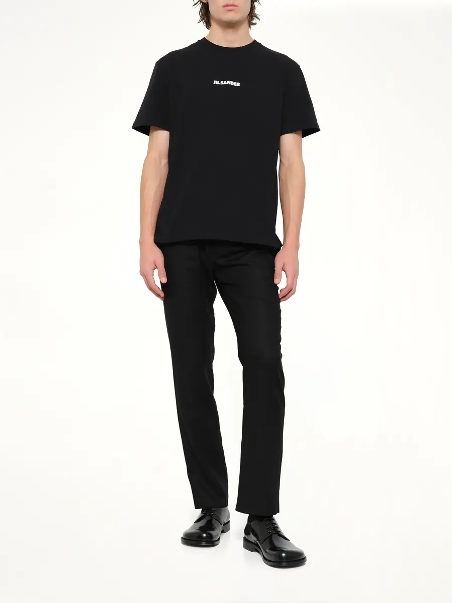 Jil Sander Crewneck Small Logo T-shirt | Thumbnail 4 Jil Sander Crewneck Small Logo T-shirt | Thumbnail 4