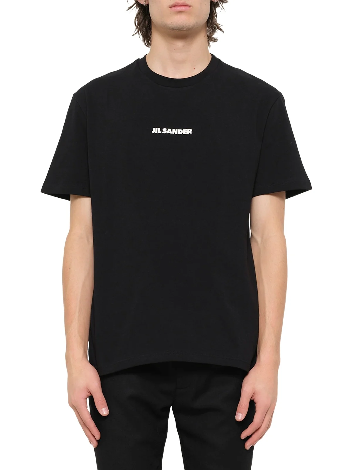 Jil Sander Crewneck Small Logo T-shirt