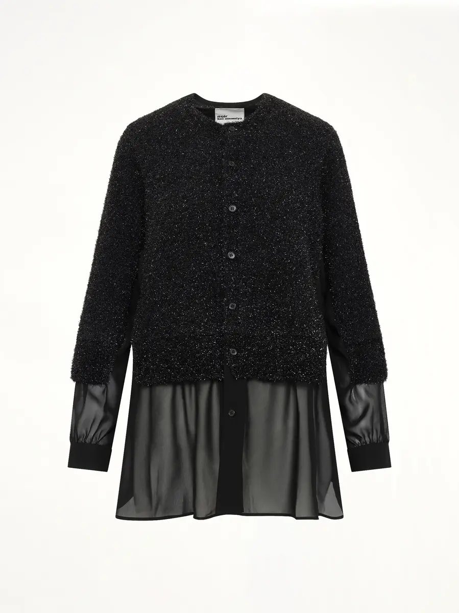 NOIR KEI NINOMIYA Lame Fur Cardigan | Thumbnail 2 NOIR KEI NINOMIYA Lame Fur Cardigan | Thumbnail 2