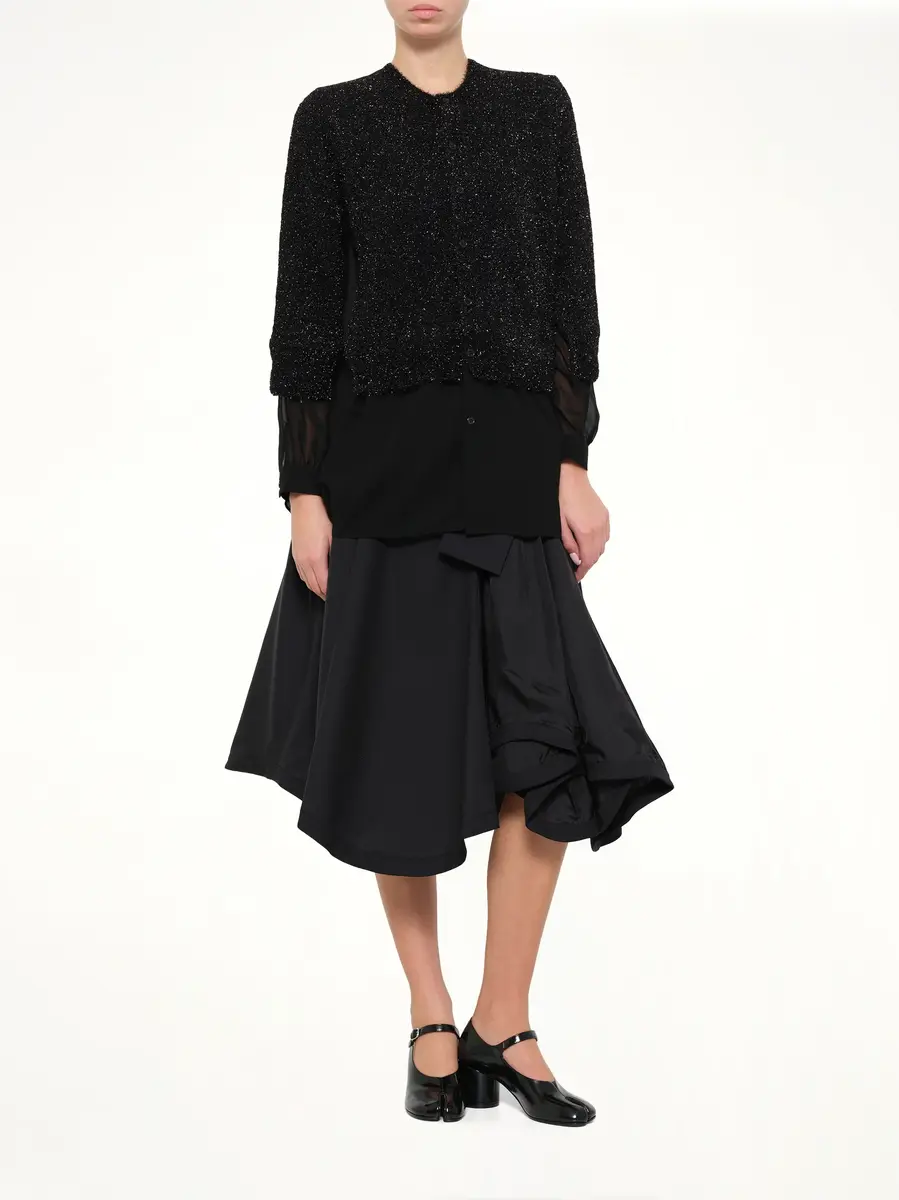 NOIR KEI NINOMIYA Lame Fur Cardigan | Thumbnail 4 NOIR KEI NINOMIYA Lame Fur Cardigan | Thumbnail 4