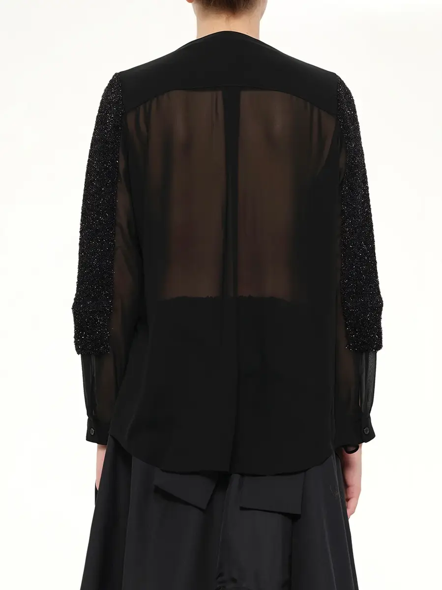 NOIR KEI NINOMIYA Lame Fur Cardigan | Thumbnail 5 NOIR KEI NINOMIYA Lame Fur Cardigan | Thumbnail 5