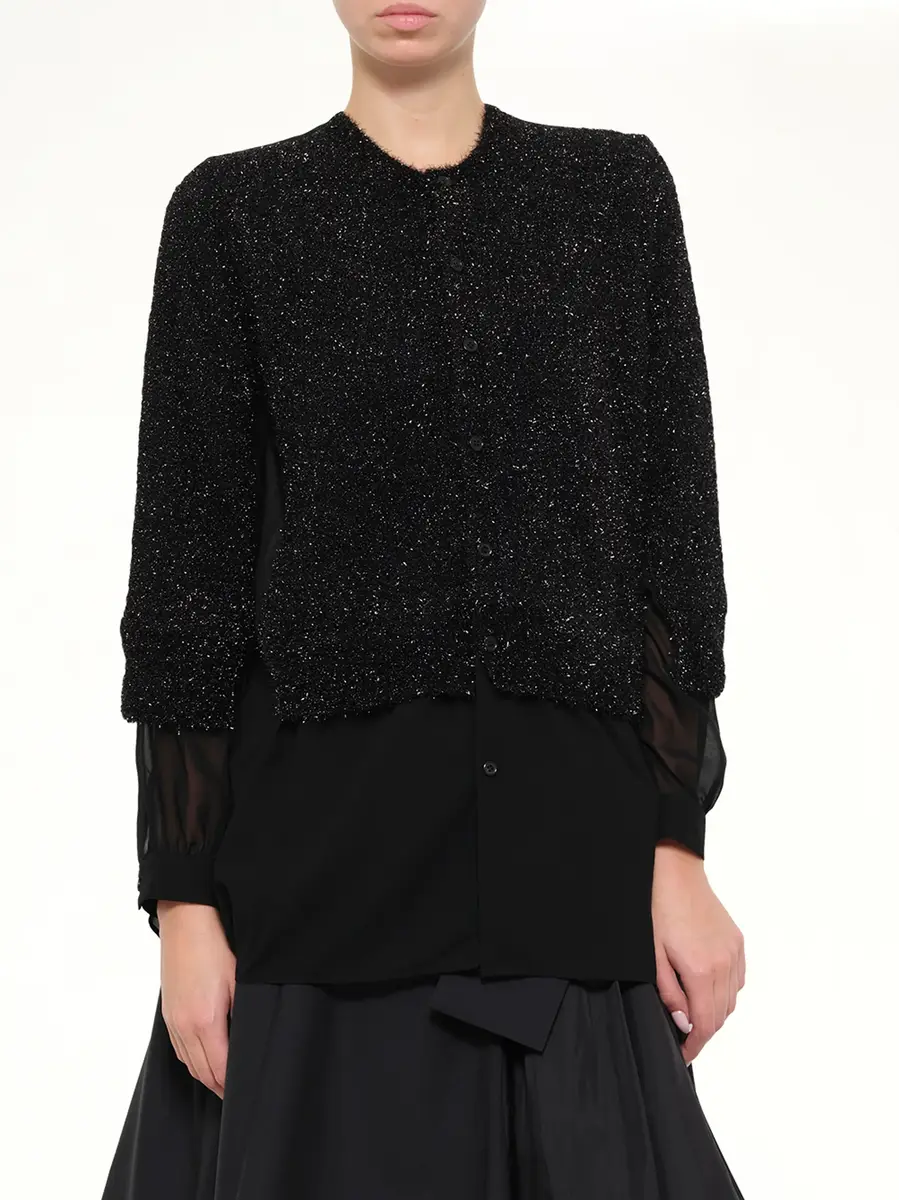NOIR KEI NINOMIYA Lame Fur Cardigan | Thumbnail 6 NOIR KEI NINOMIYA Lame Fur Cardigan | Thumbnail 6