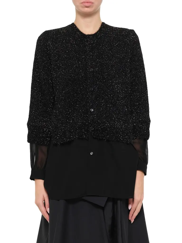 Lame Fur Cardigan Lame Fur Cardigan